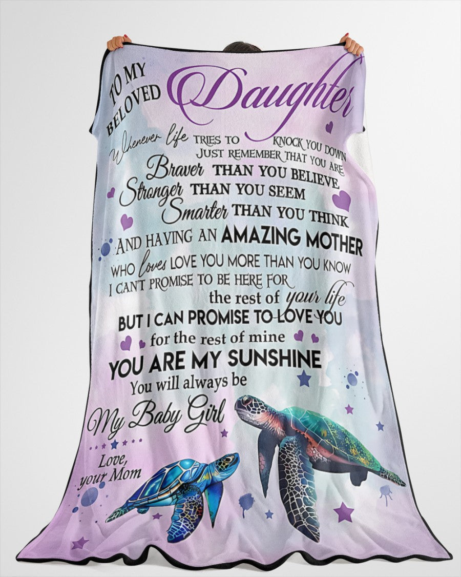 Special Gift For Your Daughter Blanket - BLANKETS FROM MOM 199