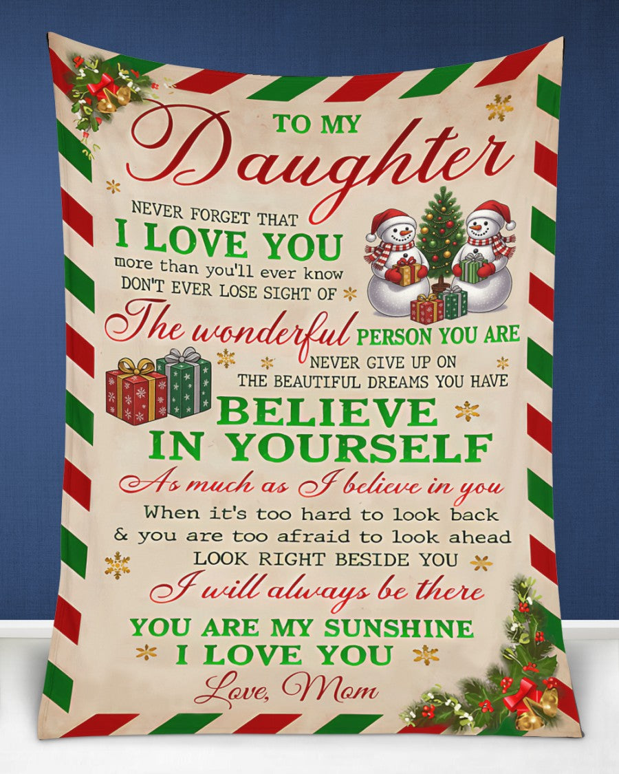 TO MY DAUGHTER - GIFT FOR DAUGHTER - BLANKETS FROM MOM 56
