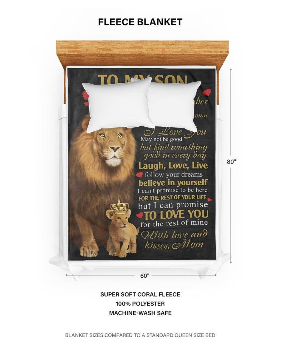 Special Gift For Your Son Blanket - BLANKETS FROM MOM 133