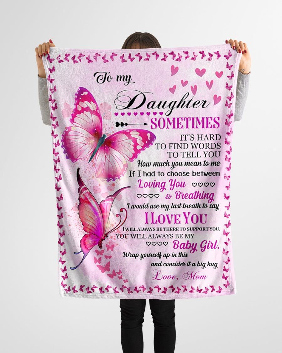 To My Daughter - Special gift for Daughter - BLANKETS FROM MOM 81