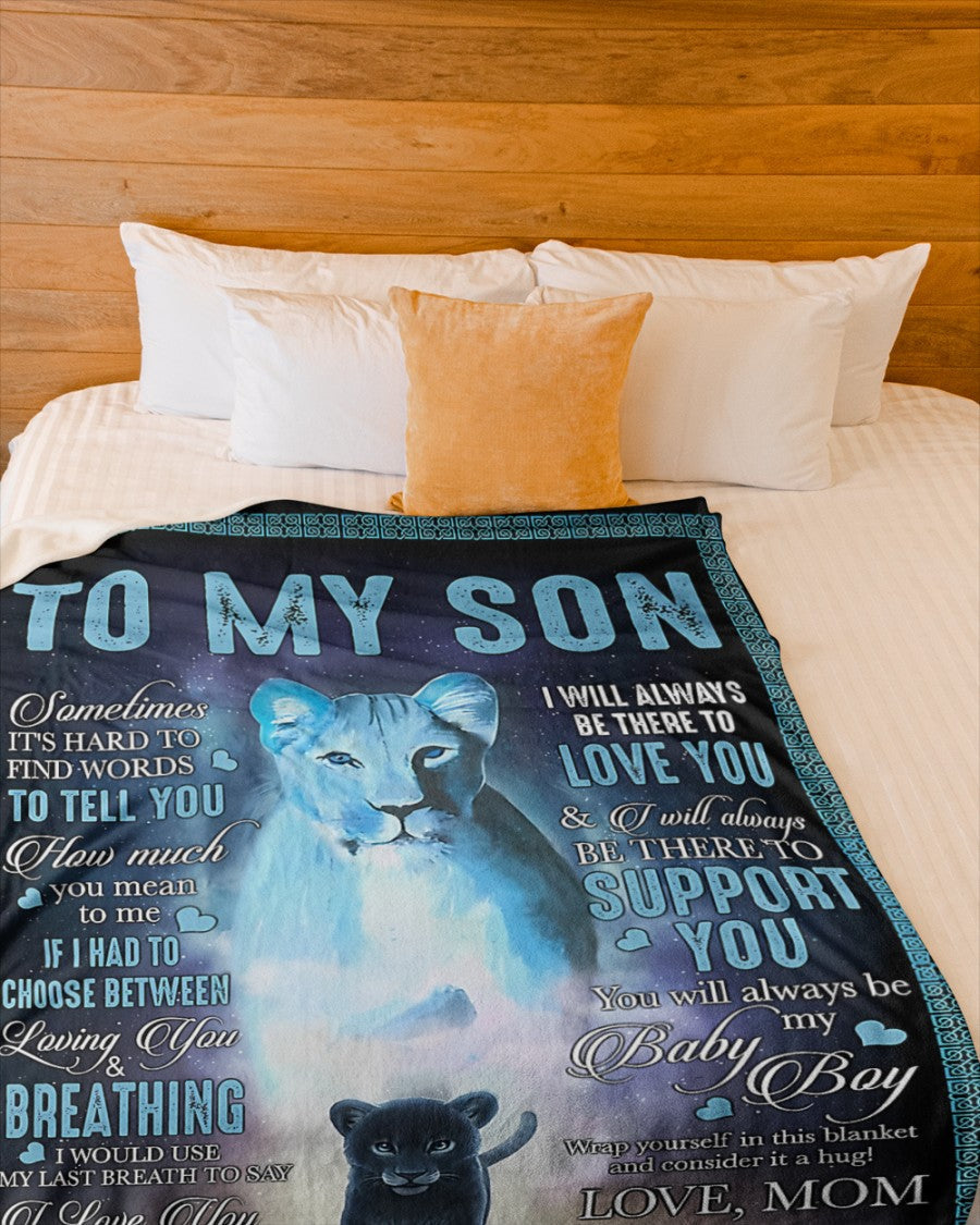Special Gift For Your Son Blanket - BLANKETS FROM MOM 141