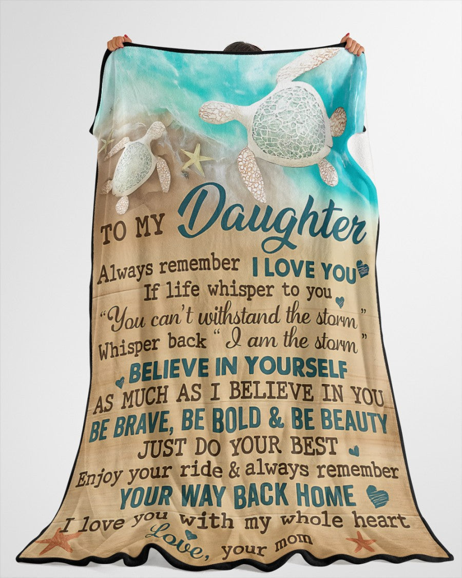 Special Gift For Your Daughter Blanket - BLANKETS FROM MOM 201