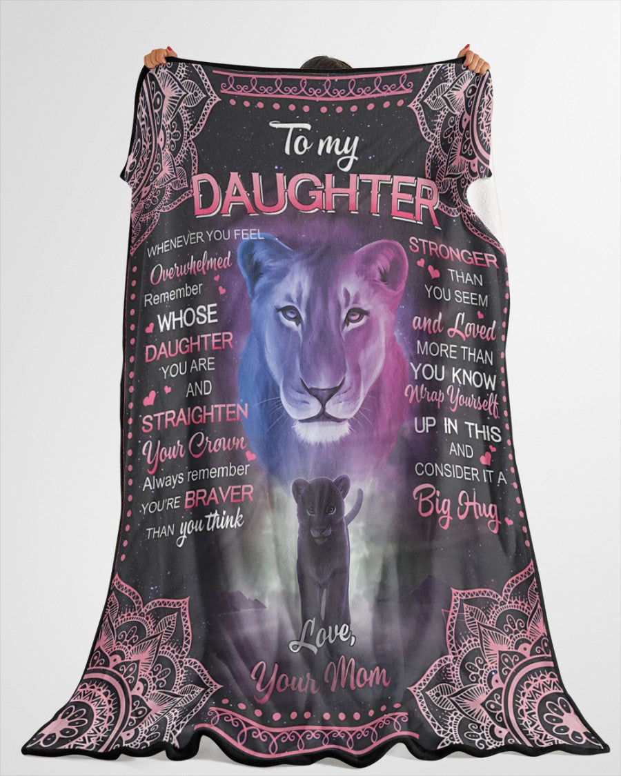 Special Gift For Your Daughter Blanket - BLANKETS FROM MOM 139