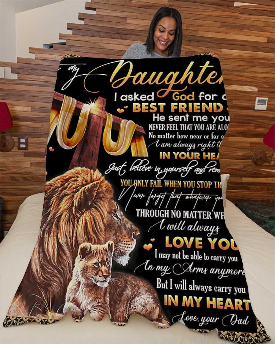 Special Gift For Your Daughter Blanket - BLANKETS FROM DAD 102