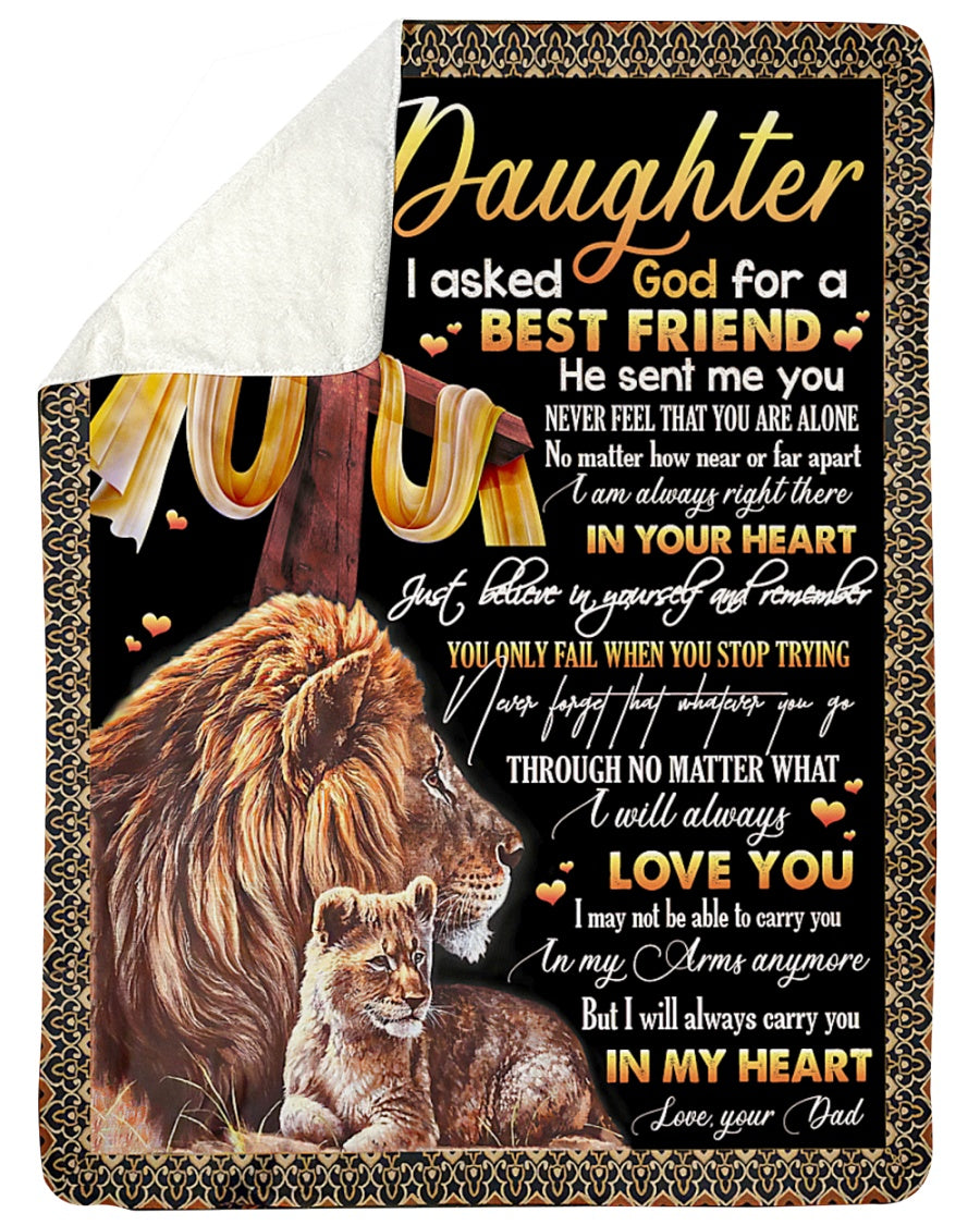 Special Gift For Your Daughter Blanket - BLANKETS FROM DAD 102