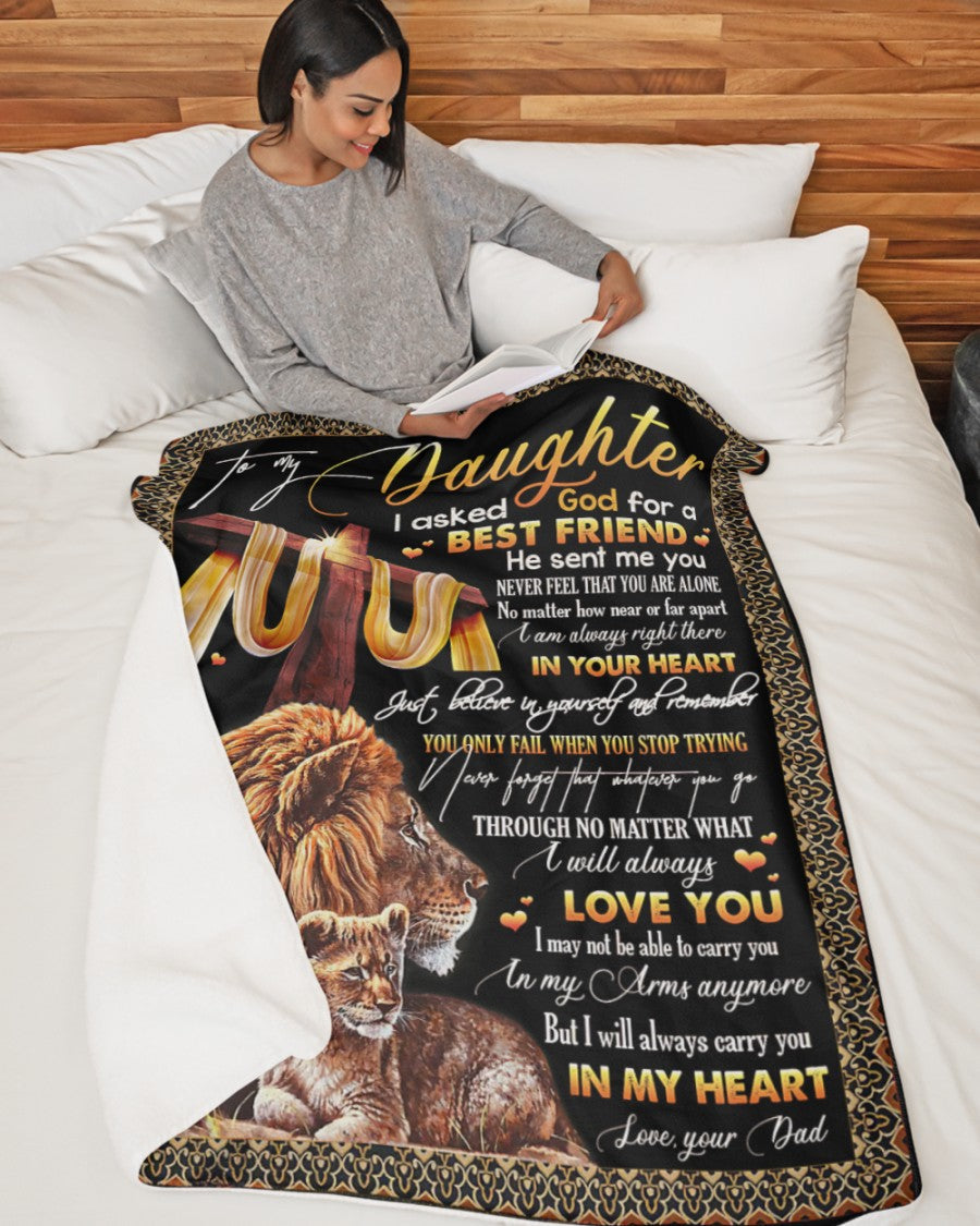 Special Gift For Your Daughter Blanket - BLANKETS FROM DAD 102