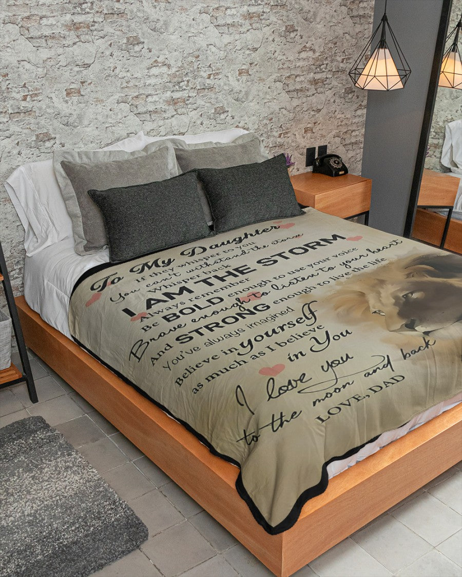 Special Gift For Your Daughter Blanket - BLANKETS FROM DAD 065