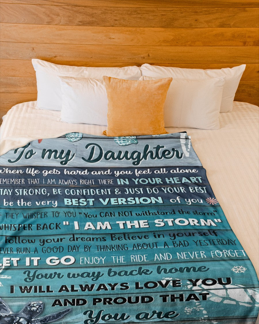 Special Gift For Your Daughter Blanket - BLANKETS FROM MOM 202