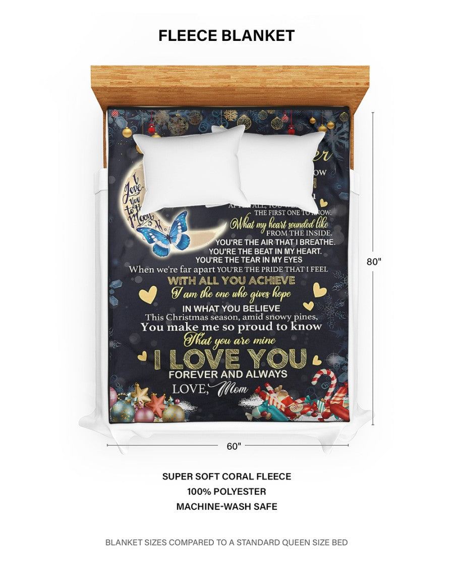 Special Gift For Your Daughter Blanket - BLANKETS FROM MOM 123