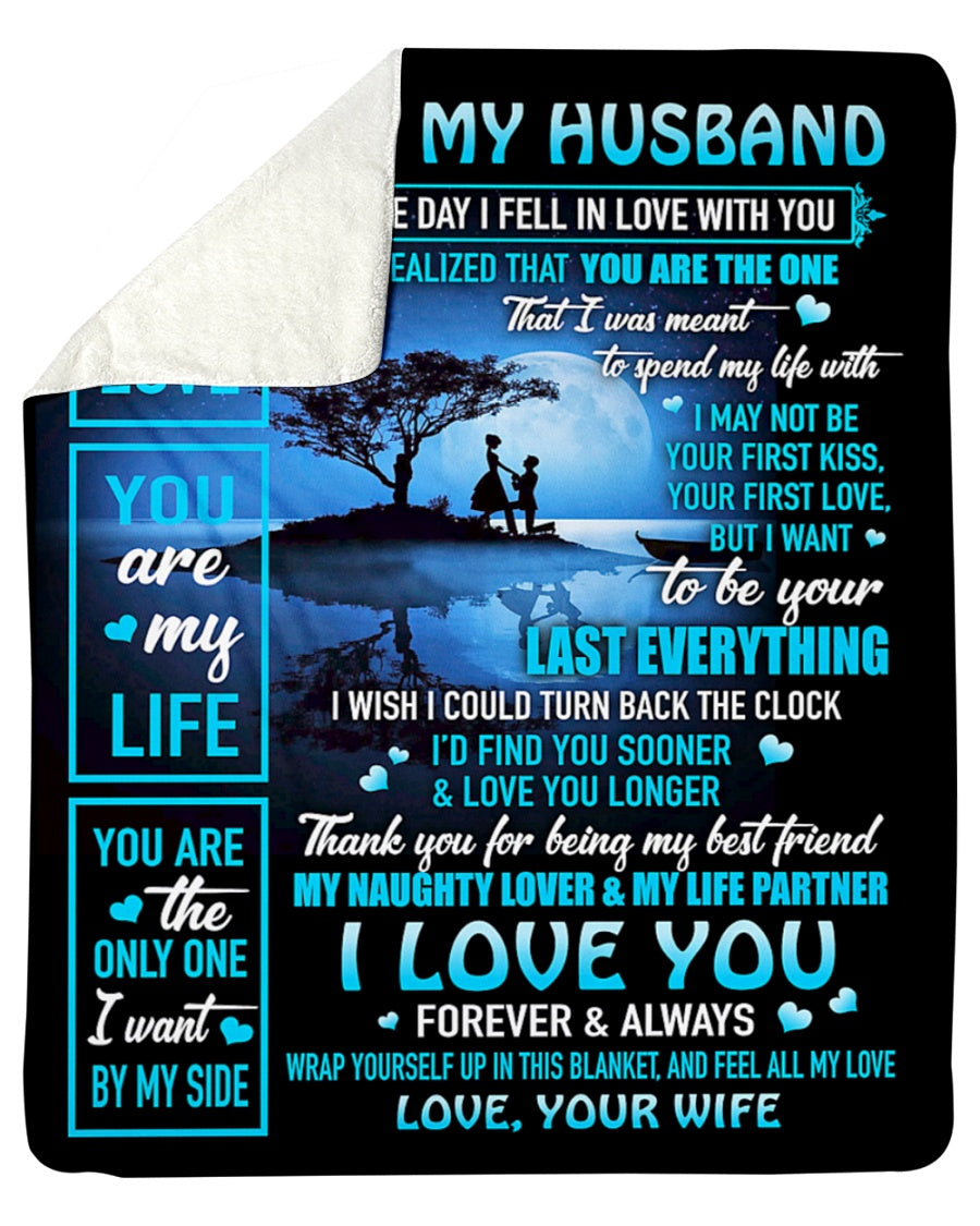Gift for husband - BLANKETS FROM WIFE 09