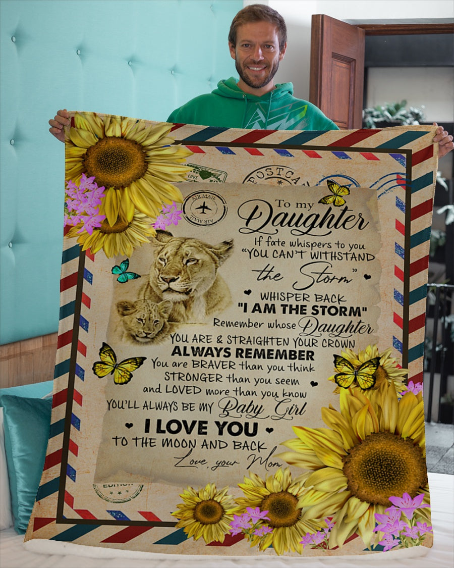 Special Gift For Your Daughter Blanket - BLANKETS FROM MOM 156