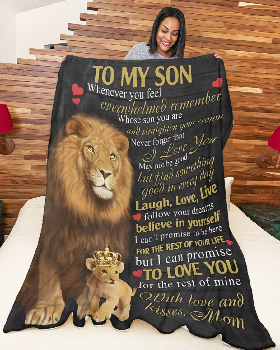 Special Gift For Your Son Blanket - BLANKETS FROM MOM 133