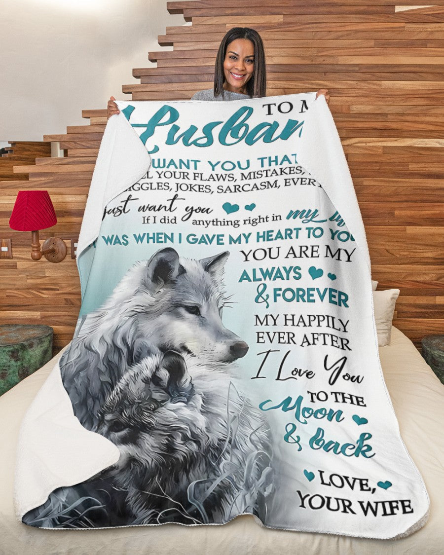 Special Gift For Your Husband Blanket - BLANKETS FROM WIFE 14