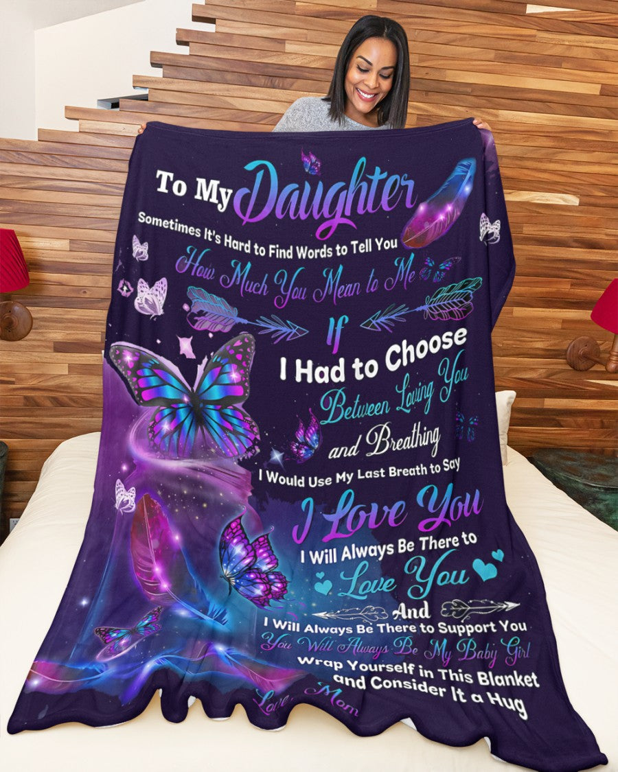 Special Gift For Your Daughter Blanket - BLANKETS FROM MOM 137