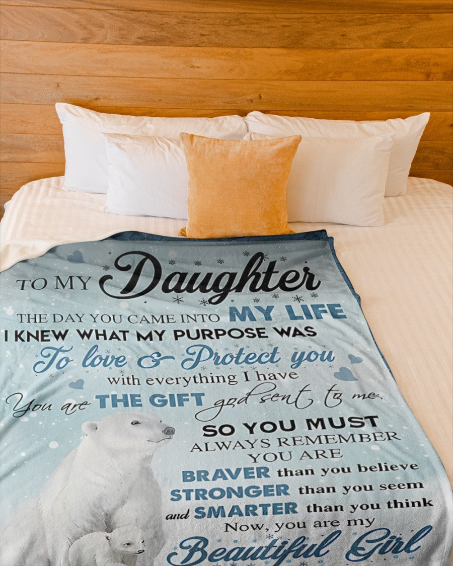 Special Gift For Your Daughter Blanket - BLANKETS FROM MOM 148