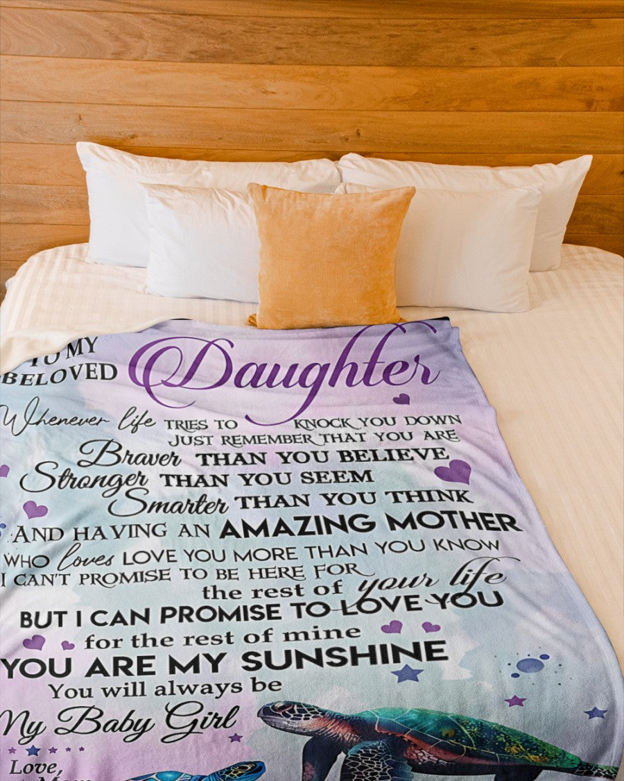 Special Gift For Your Daughter Blanket - BLANKETS FROM MOM 199