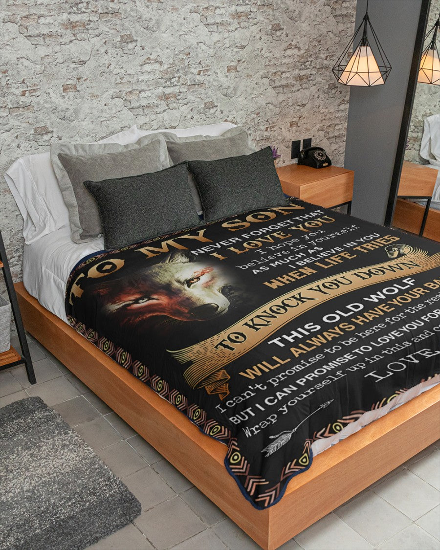 Special Gift For Your Son Blanket - BLANKETS FROM MOM 43