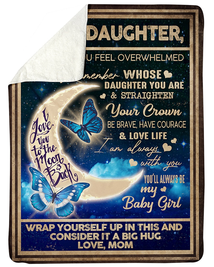 To my Daughter Love, from Mom - BLANKETS FROM MOM 79