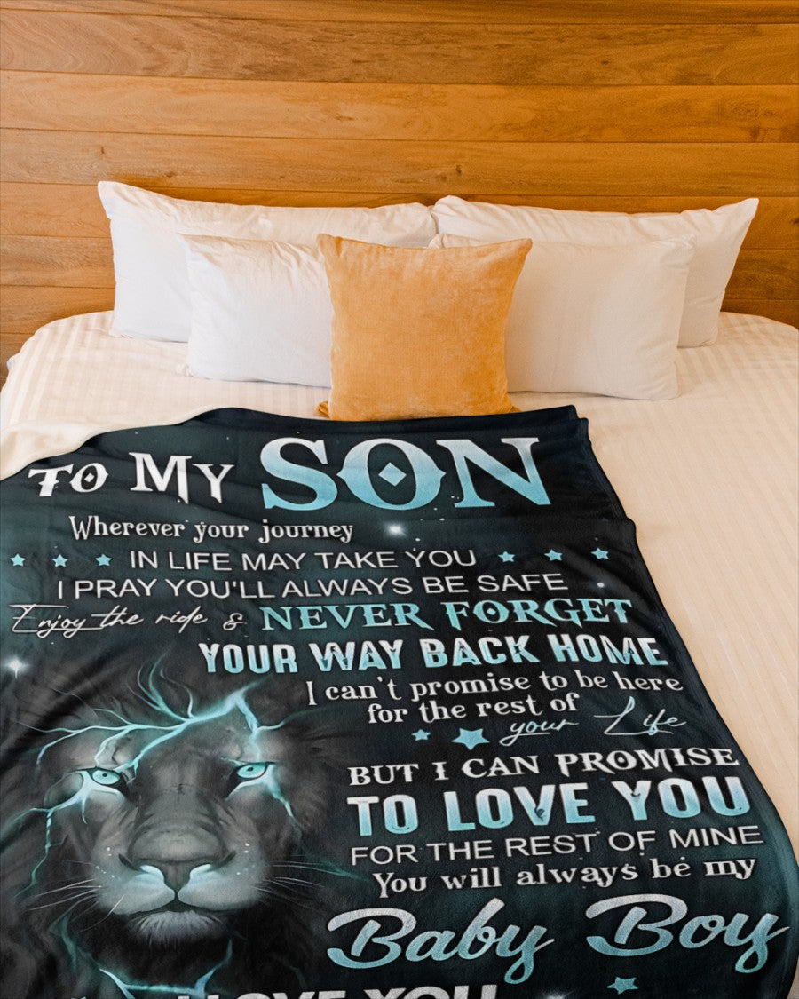 Special Gift For Your Son Blanket - BLANKETS FROM MOM 144