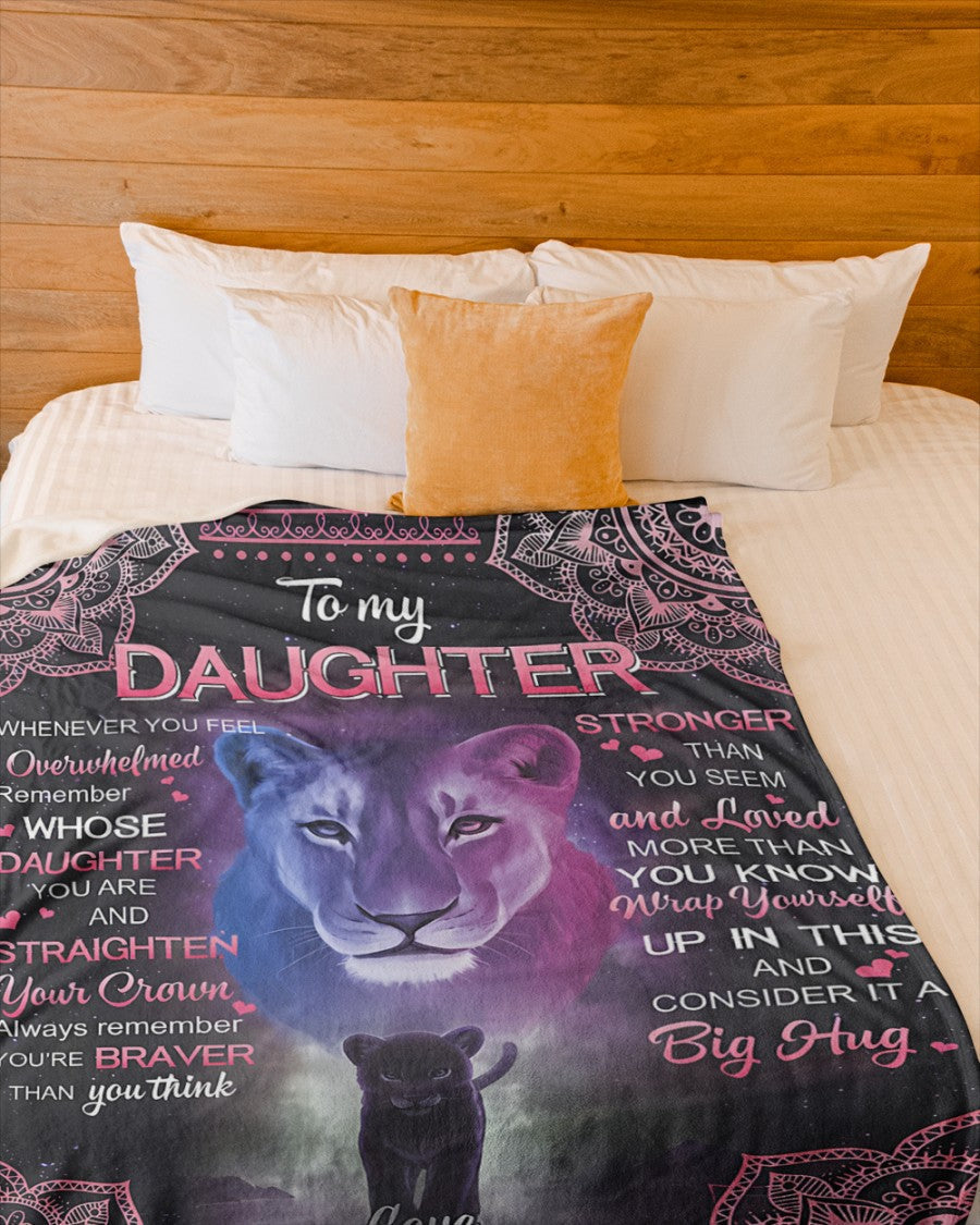 Special Gift For Your Daughter Blanket - BLANKETS FROM MOM 139