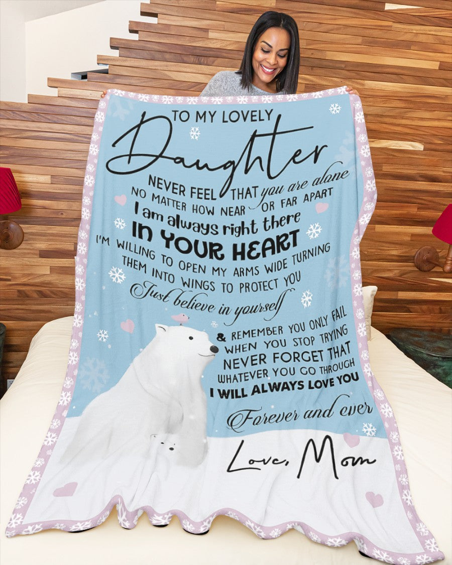 Special Gift For Your Daughter Blanket - BLANKETS FROM MOM 146