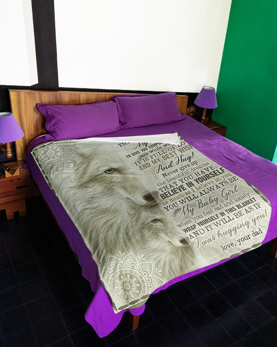 Special Gift For Your Daughter Blanket - BLANKETS FROM DAD 103