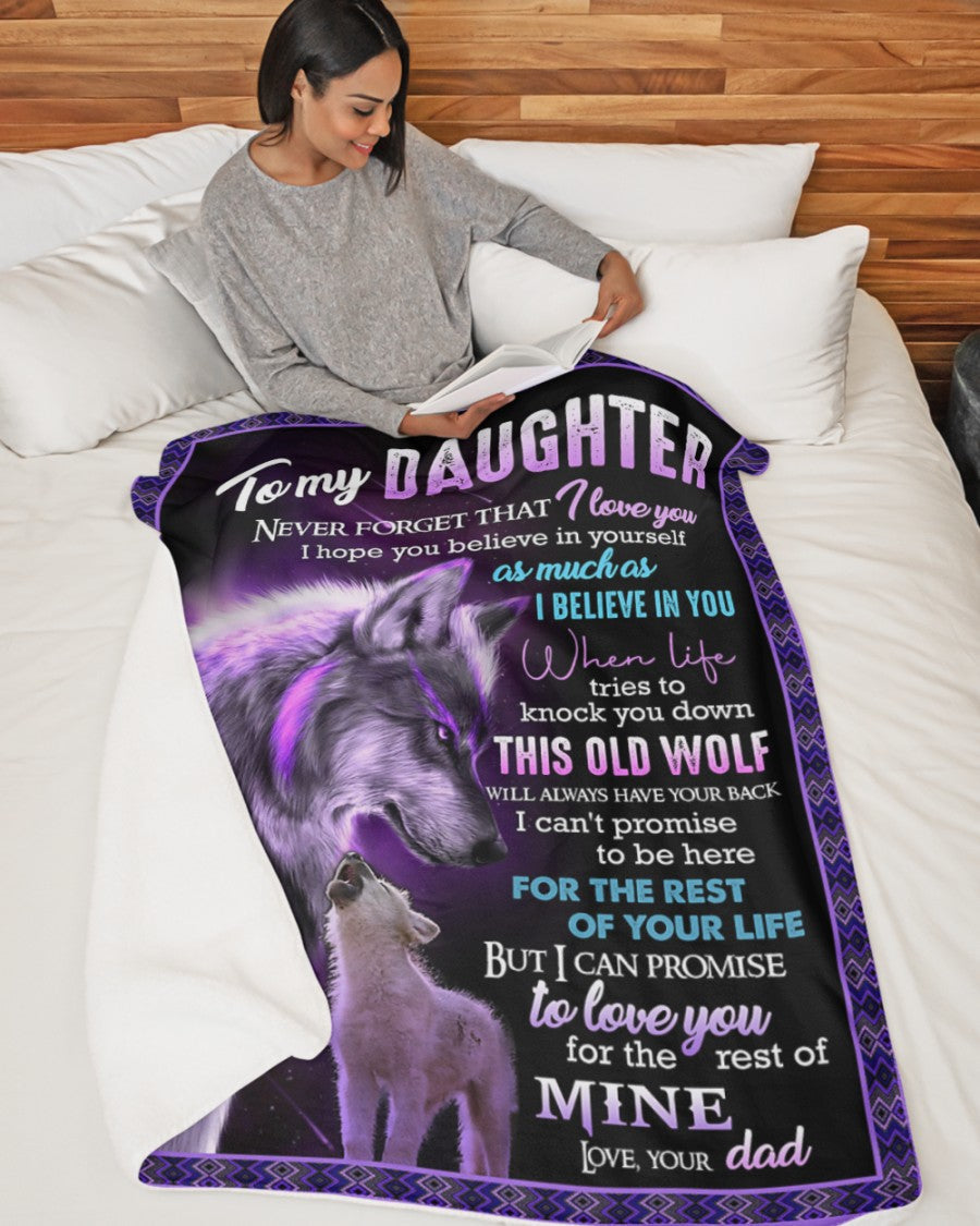 Special Gift For Your Daughter Blanket - BLANKETS FROM DAD 101