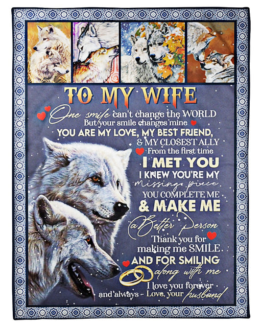 To My Wife - Special gift for your wife - BLANKETS FROM HUSBAND 20