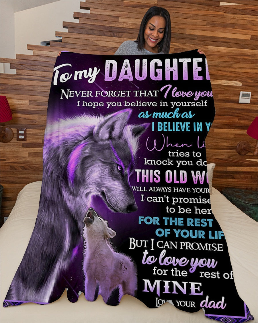 Special Gift For Your Daughter Blanket - BLANKETS FROM DAD 101