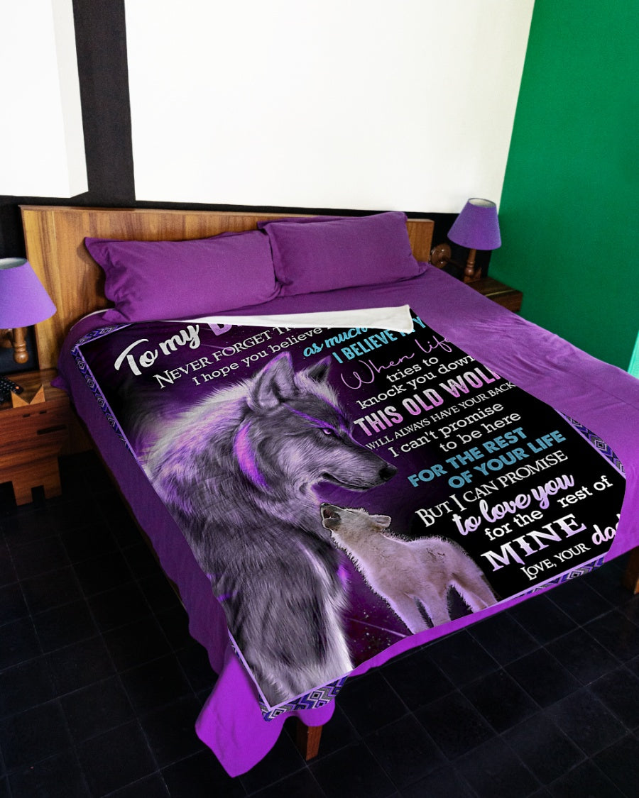 Special Gift For Your Daughter Blanket - BLANKETS FROM DAD 101
