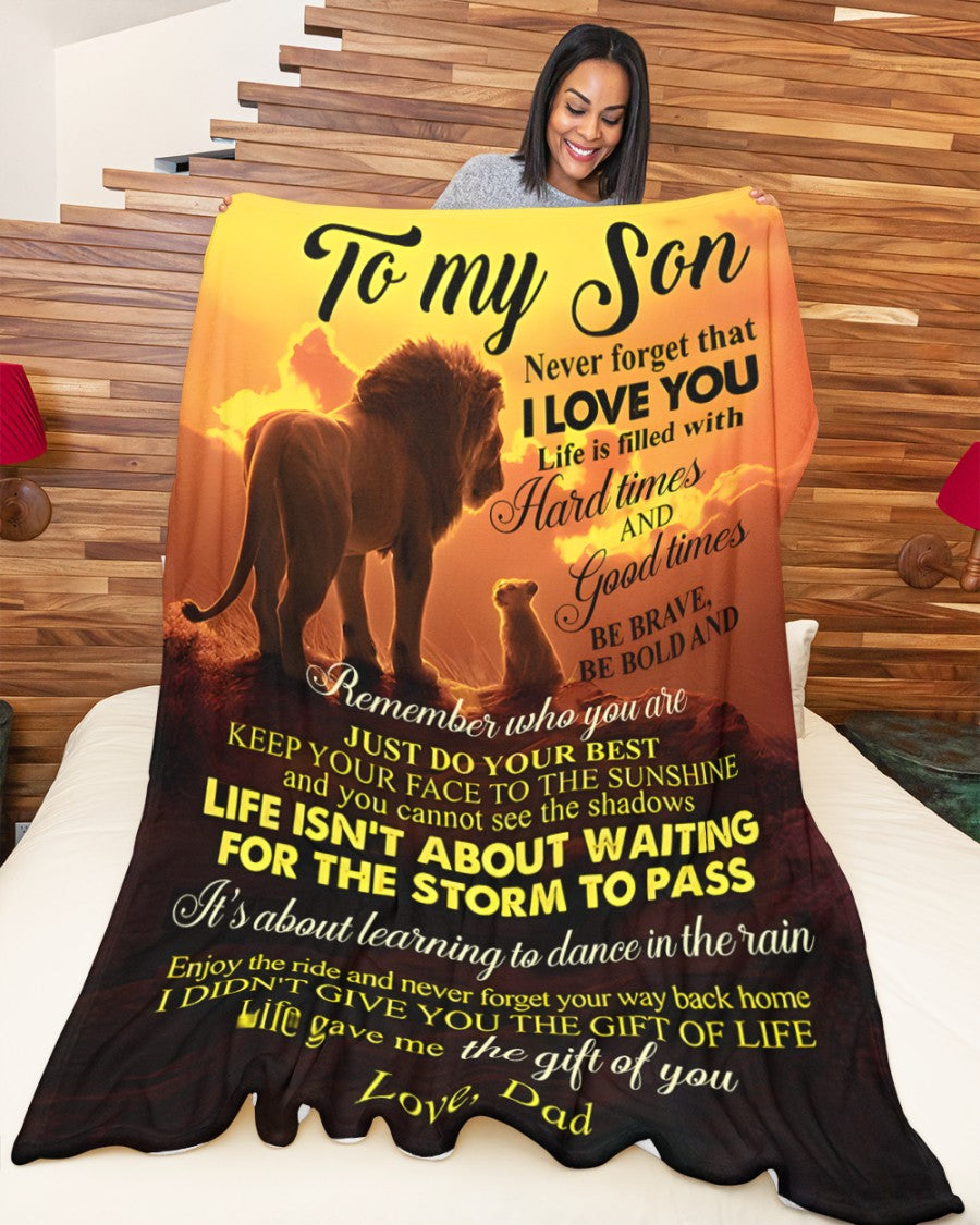 Special Gift For Your Son Blanket - BLANKETS FROM DAD 061