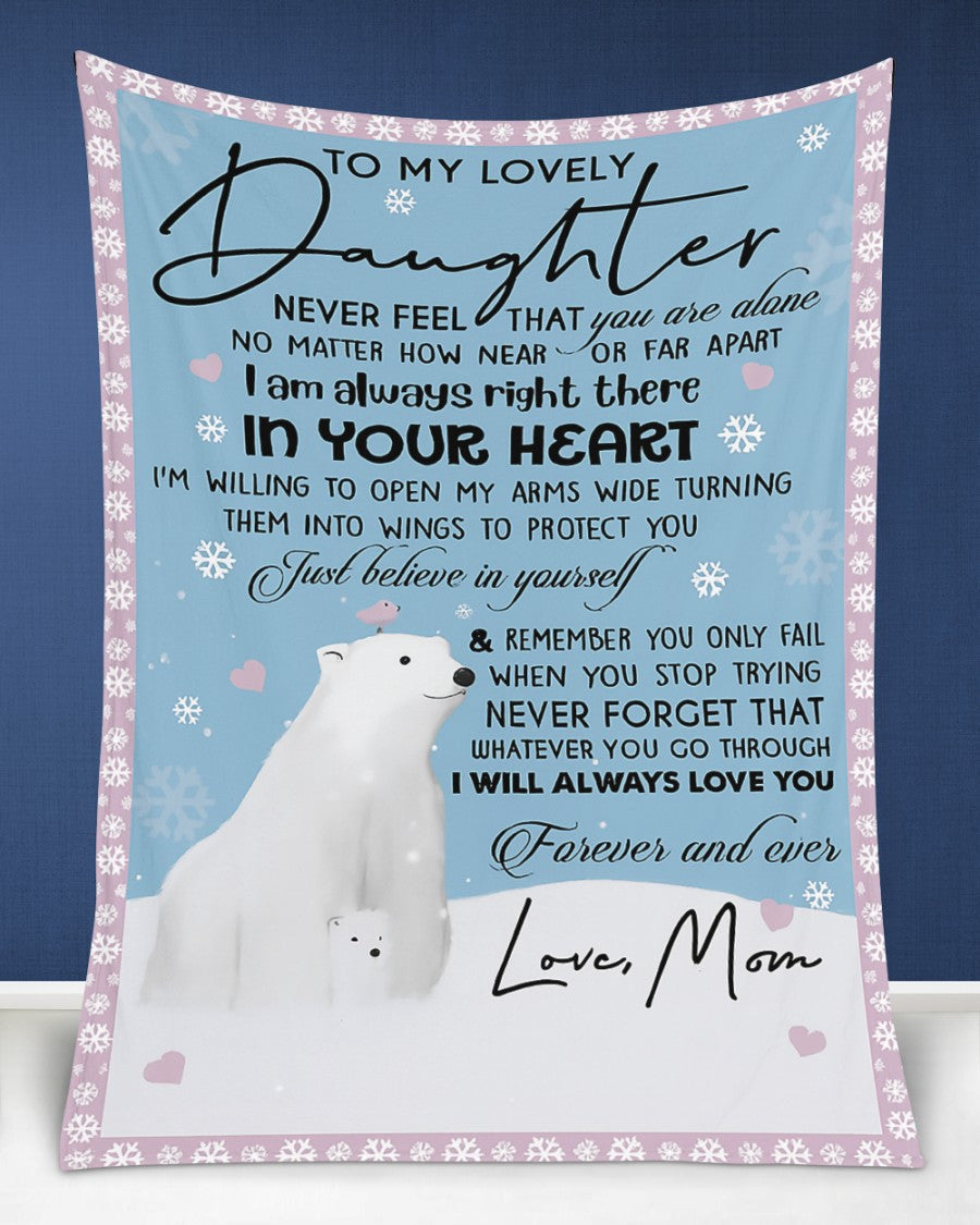 Special Gift For Your Daughter Blanket - BLANKETS FROM MOM 146