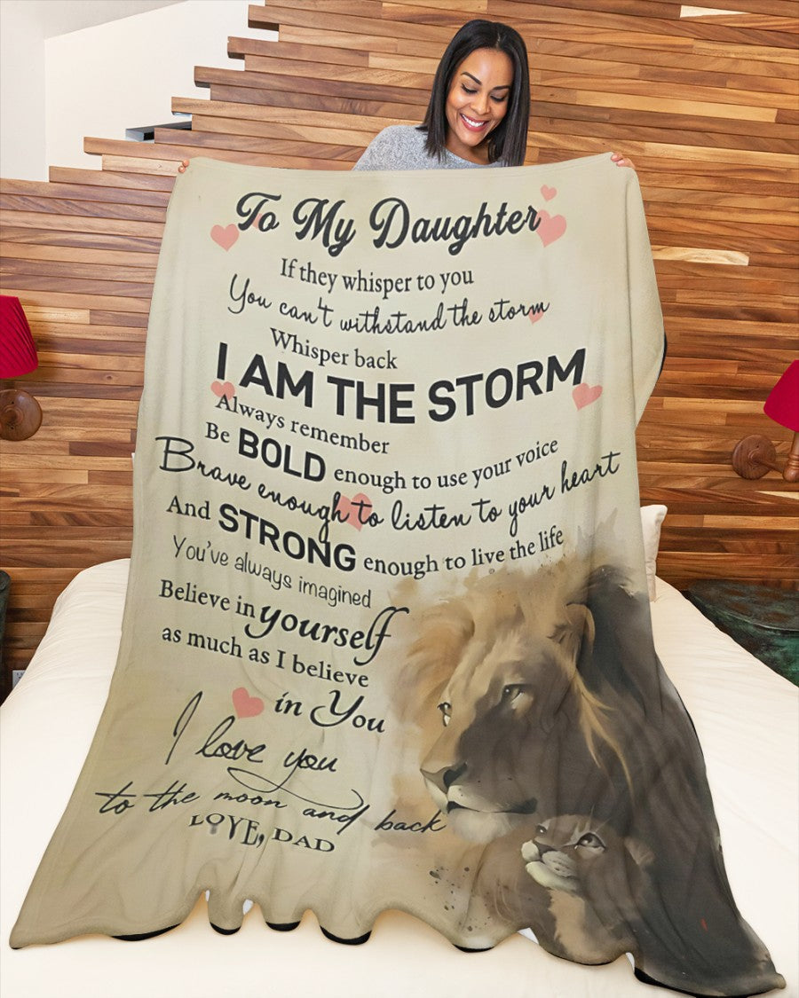 Special Gift For Your Daughter Blanket - BLANKETS FROM DAD 065
