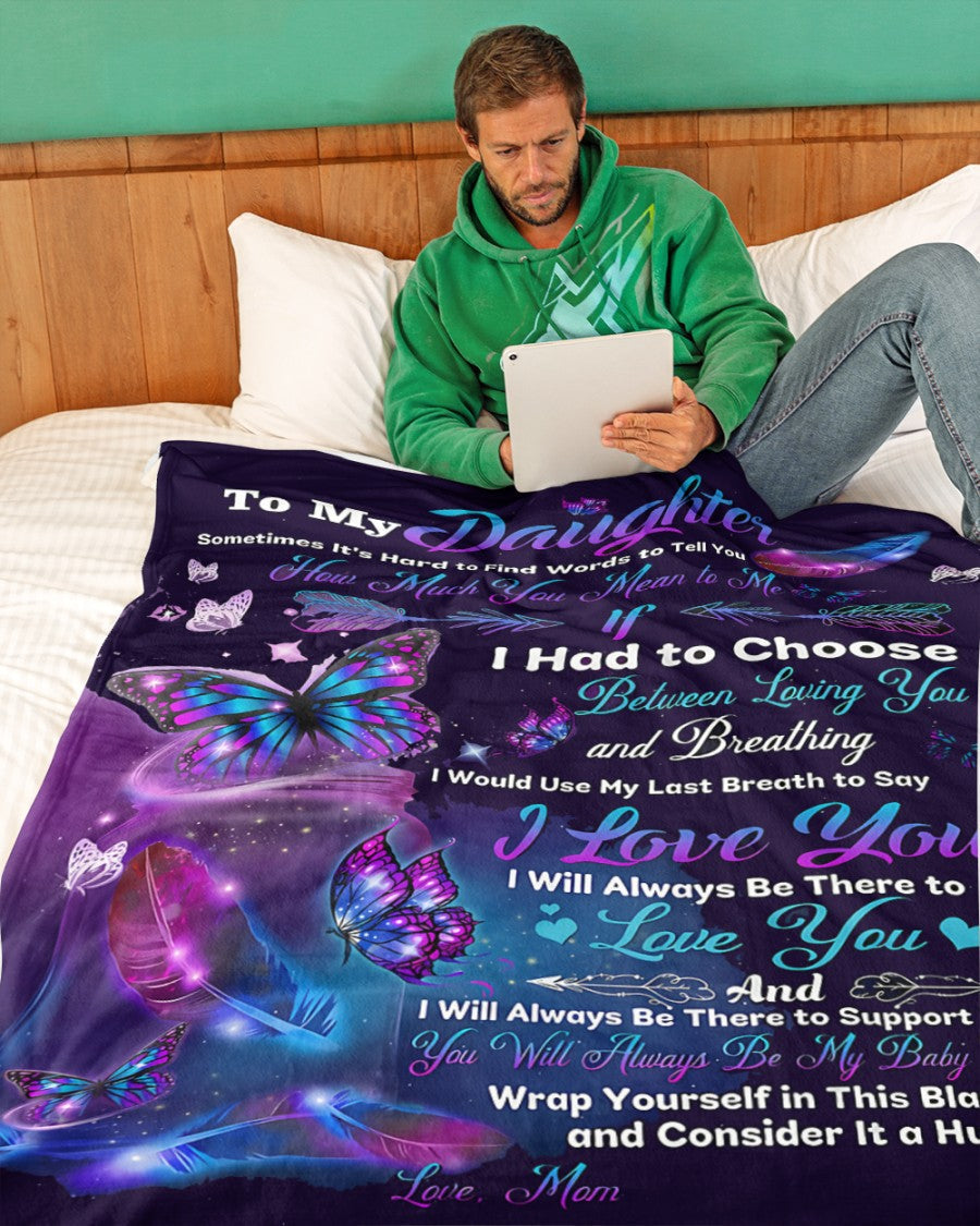 Special Gift For Your Daughter Blanket - BLANKETS FROM MOM 137