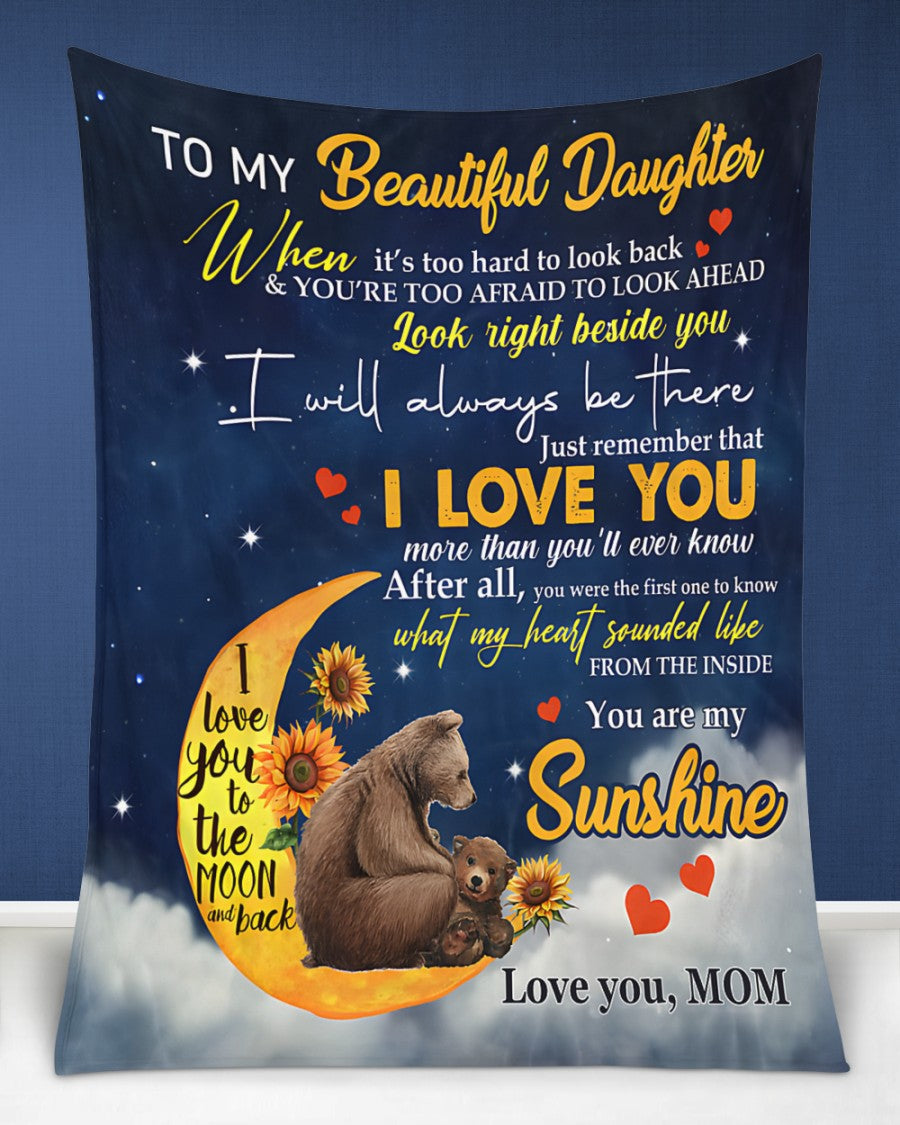 Special Gift For Your Daughter Blanket - BLANKETS FROM MOM 147