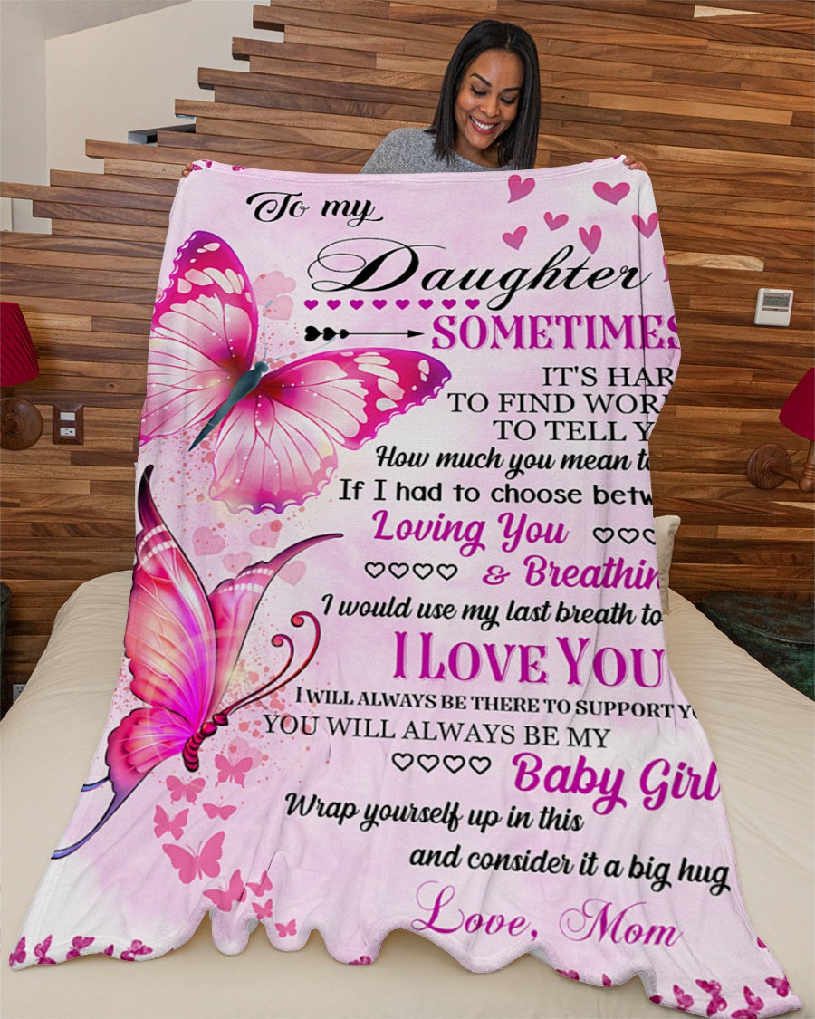 To My Daughter - Special gift for Daughter - BLANKETS FROM MOM 81
