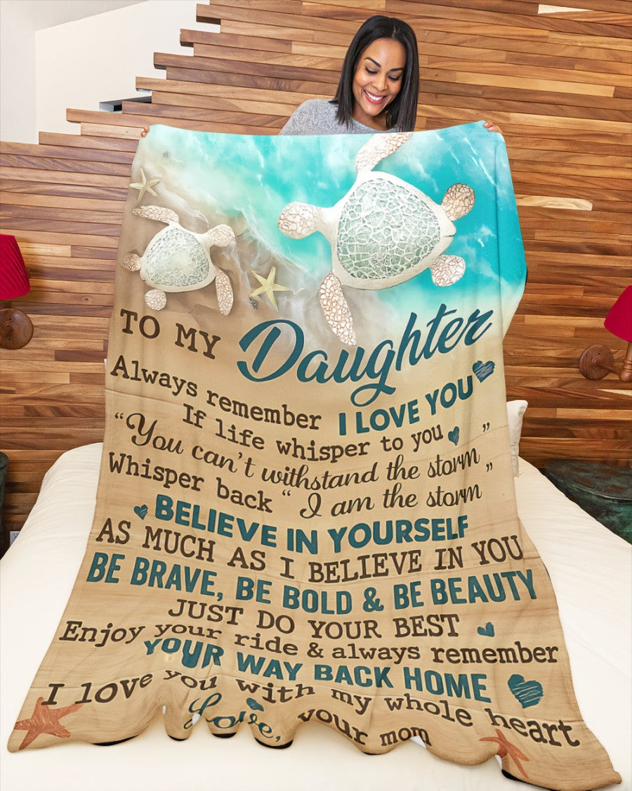 Special Gift For Your Daughter Blanket - BLANKETS FROM MOM 201