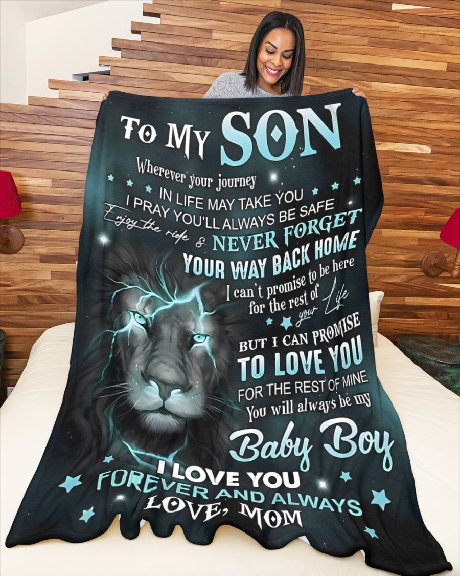 Special Gift For Your Son Blanket - BLANKETS FROM MOM 144