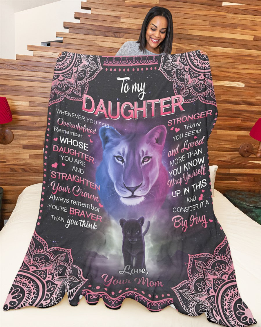 Special Gift For Your Daughter Blanket - BLANKETS FROM MOM 139