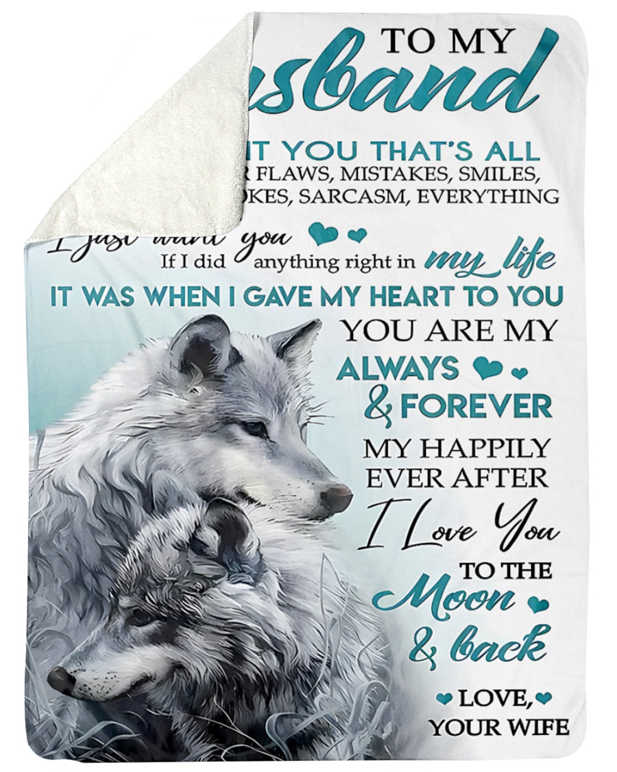 Special Gift For Your Husband Blanket - BLANKETS FROM WIFE 14