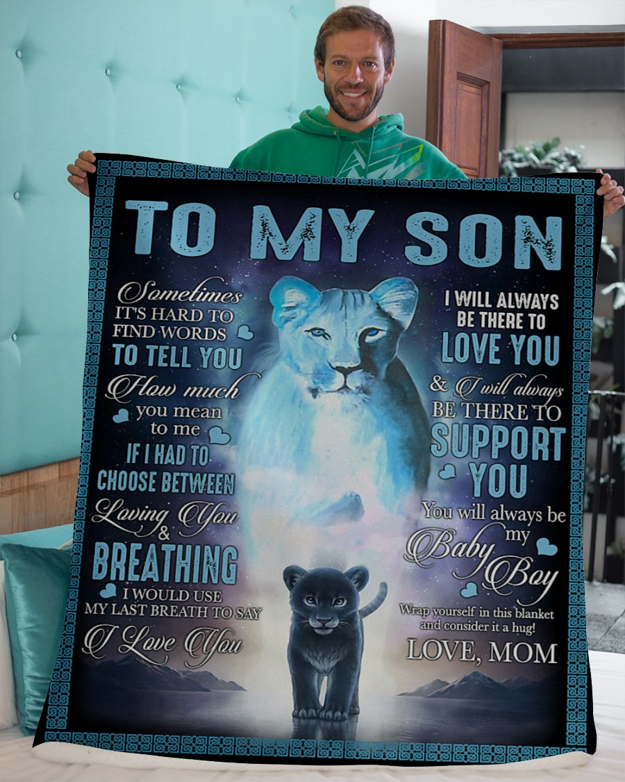 Special Gift For Your Son Blanket - BLANKETS FROM MOM 30