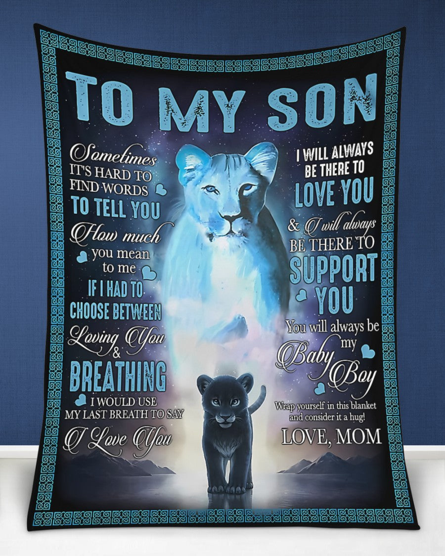 Special Gift For Your Son Blanket - BLANKETS FROM MOM 141