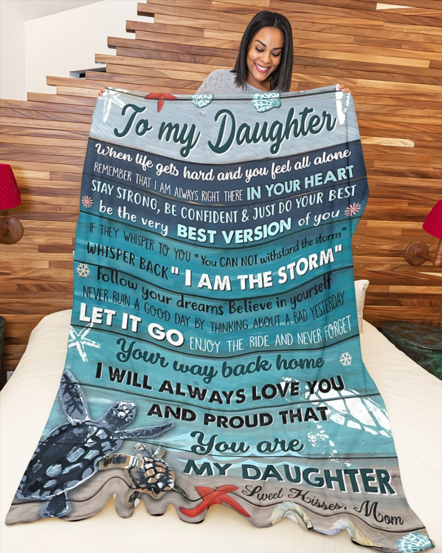 Special Gift For Your Daughter Blanket - BLANKETS FROM MOM 202