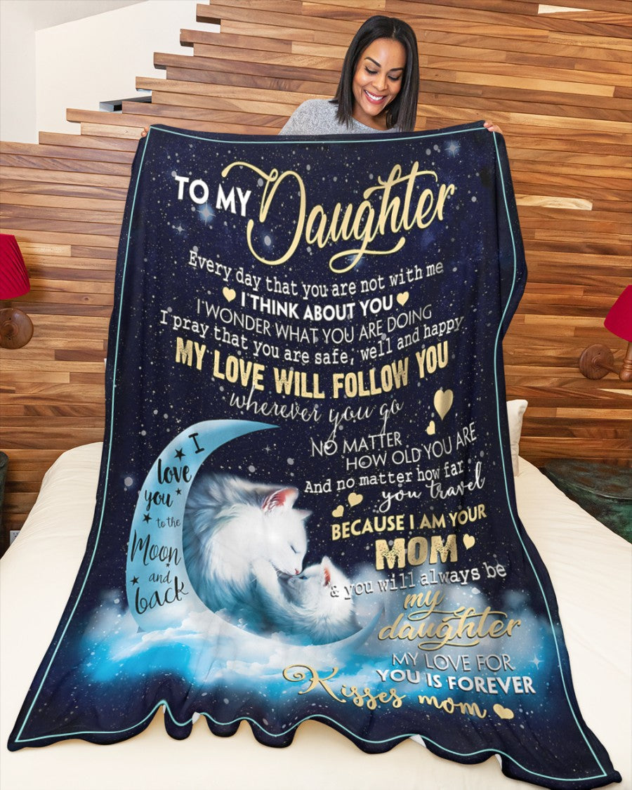 Special Gift For Your Daughter Blanket - BLANKETS FROM MOM 06