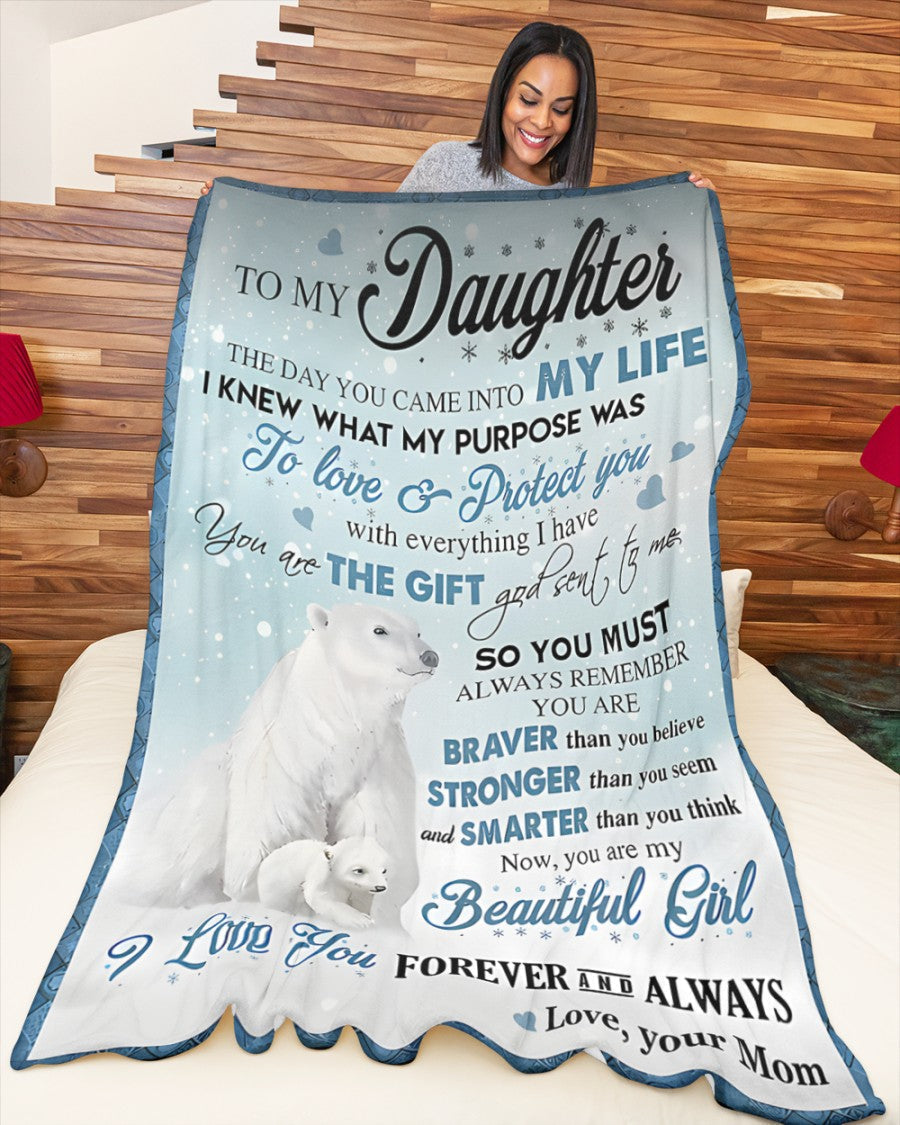 Special Gift For Your Daughter Blanket - BLANKETS FROM MOM 148