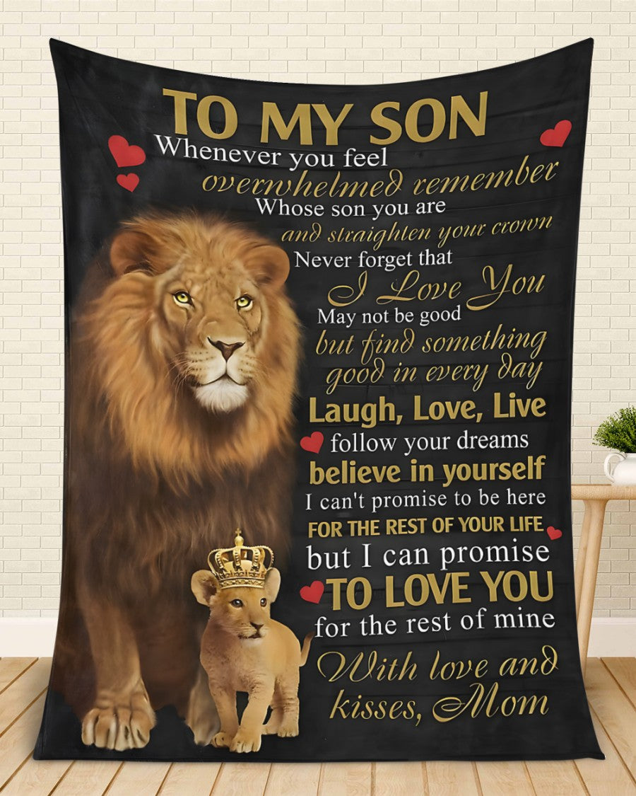 Special Gift For Your Son Blanket - BLANKETS FROM MOM 133
