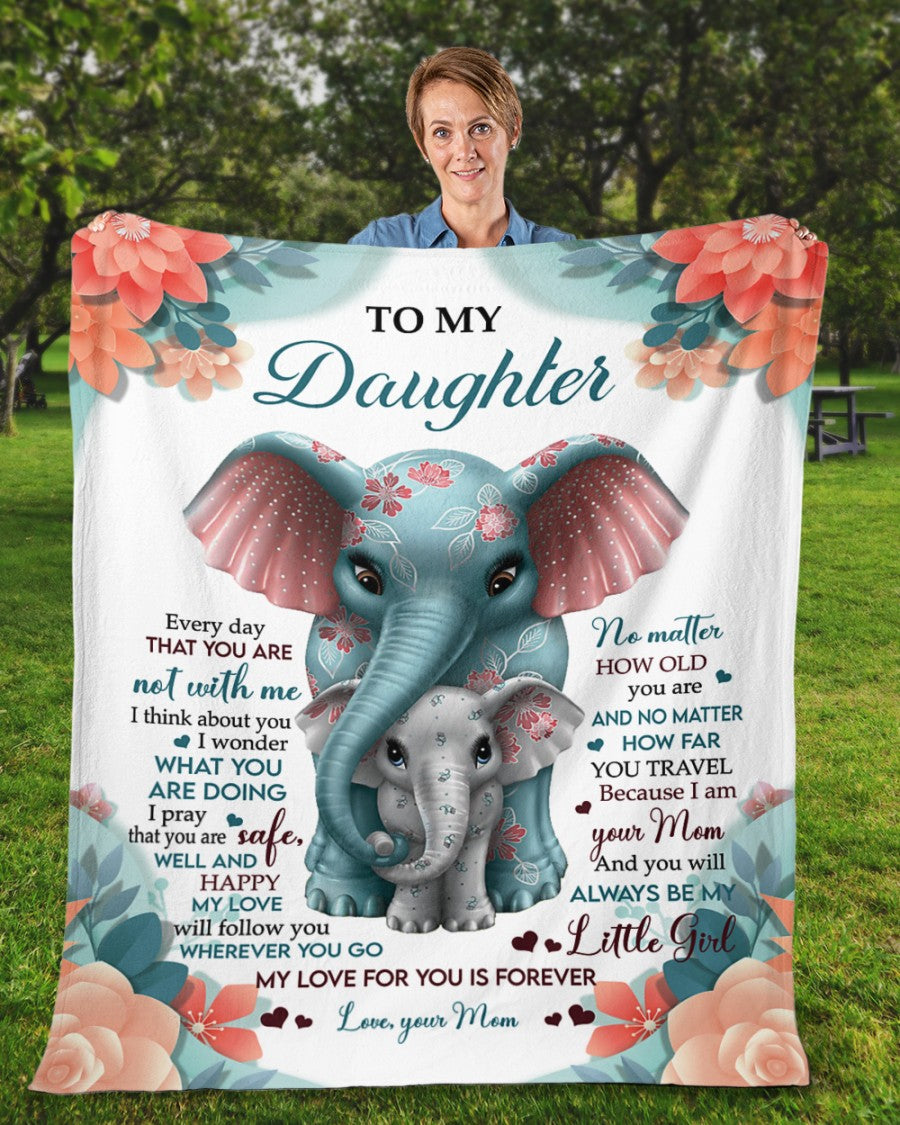 To my daughter - Gift for Daughter Blanket - BLANKETS FROM MOM 77