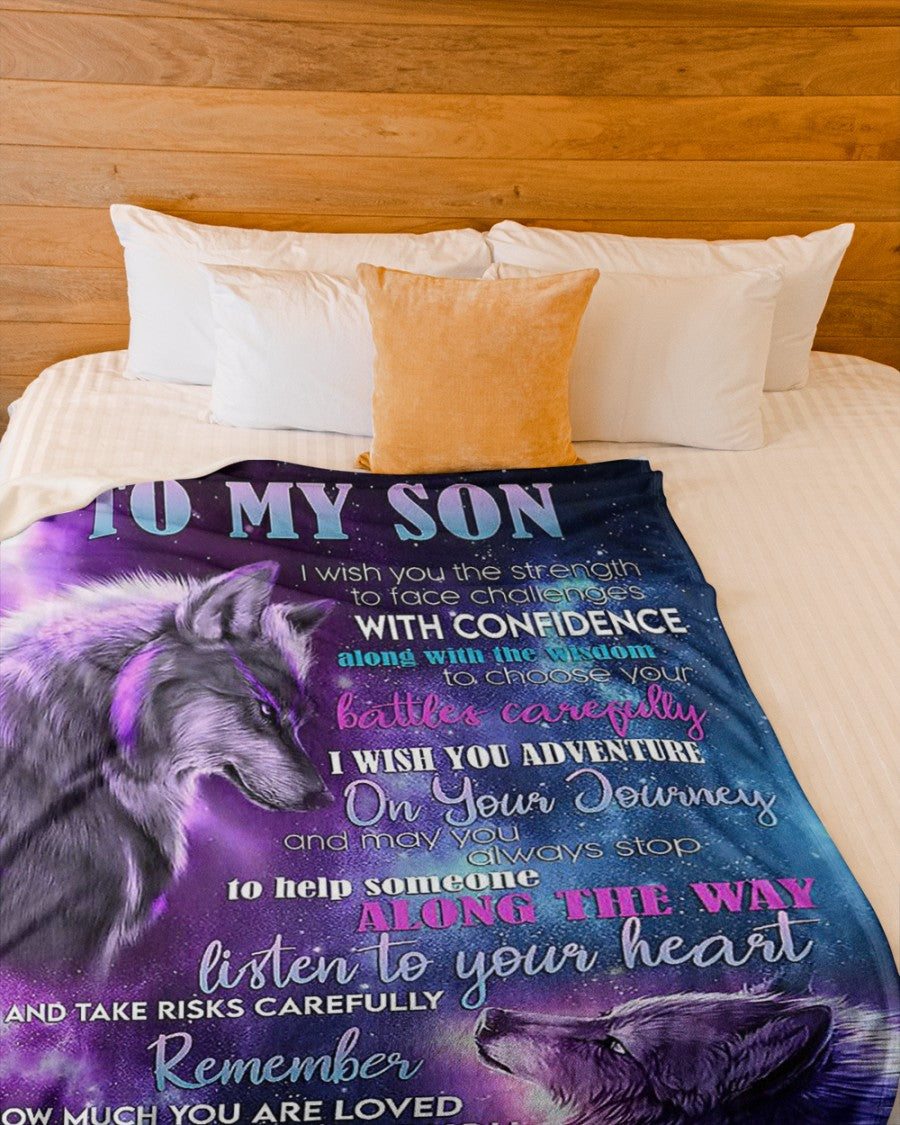 The Perfect Gift For Your Son Blanket - BLANKETS FROM DAD 060
