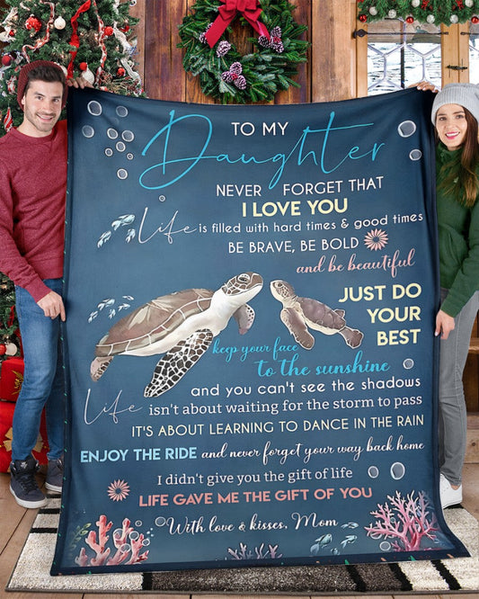 Special Gift For Your Daughter Blanket - BLANKETS FROM MOM 07