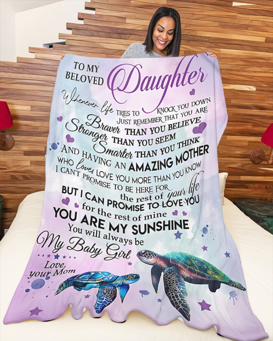 Special Gift For Your Daughter Blanket - BLANKETS FROM MOM 199